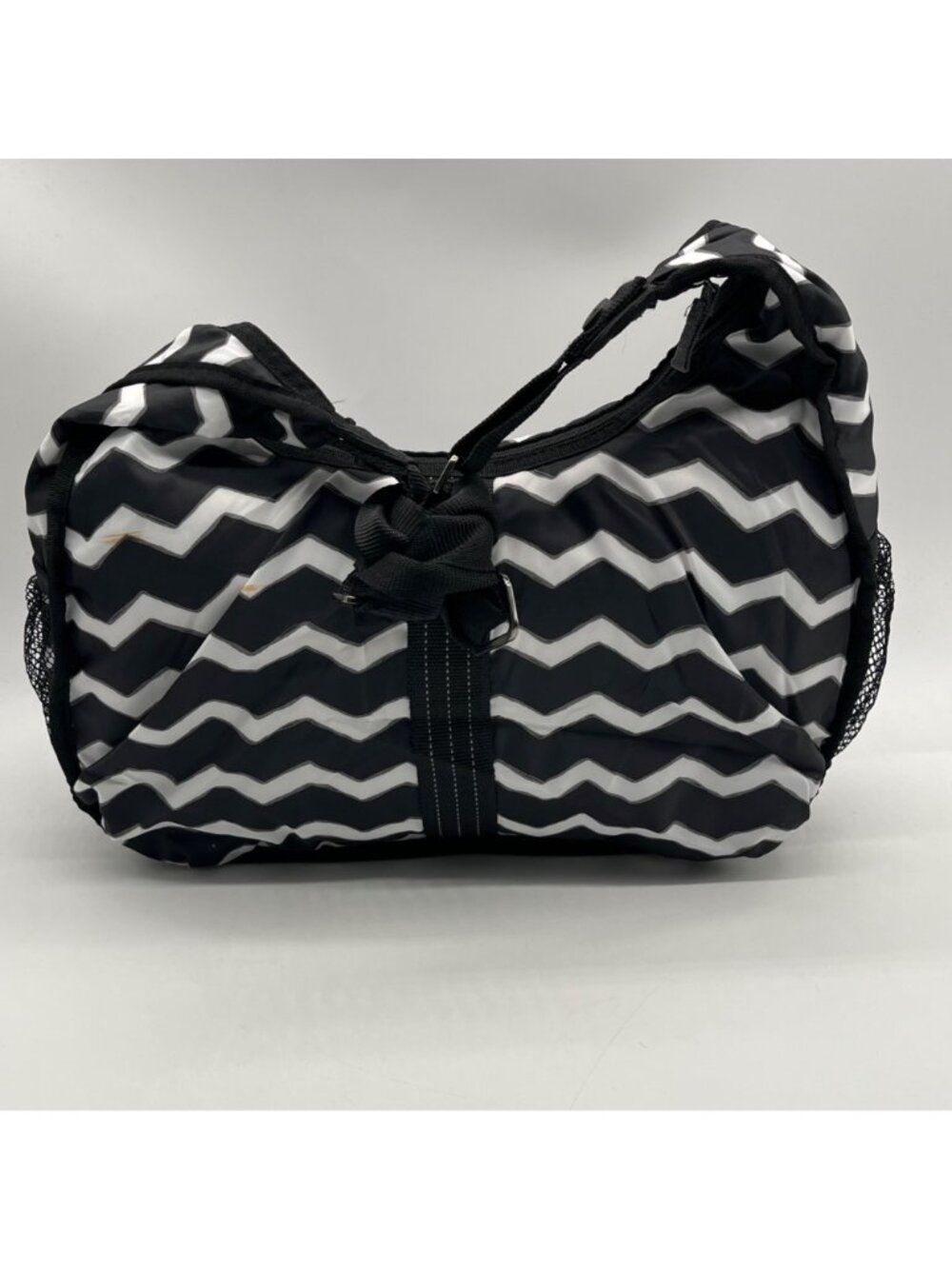 Thirty-One Explorista Nylon Black & White Crossbody Bag - Picture 2 of 11